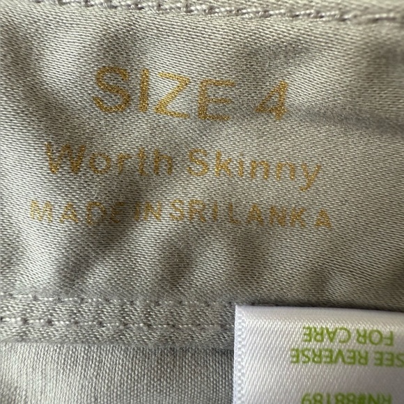 Lilly Pulitzer Worth Skinny Pants Women’s Size 4 Silver Gray Preppy Stretch - Picture 8 of 10